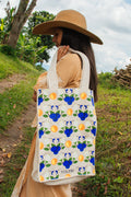 Fiesta de arándanos / BOLSA DE TELA - ANCESTRAL  ♥️