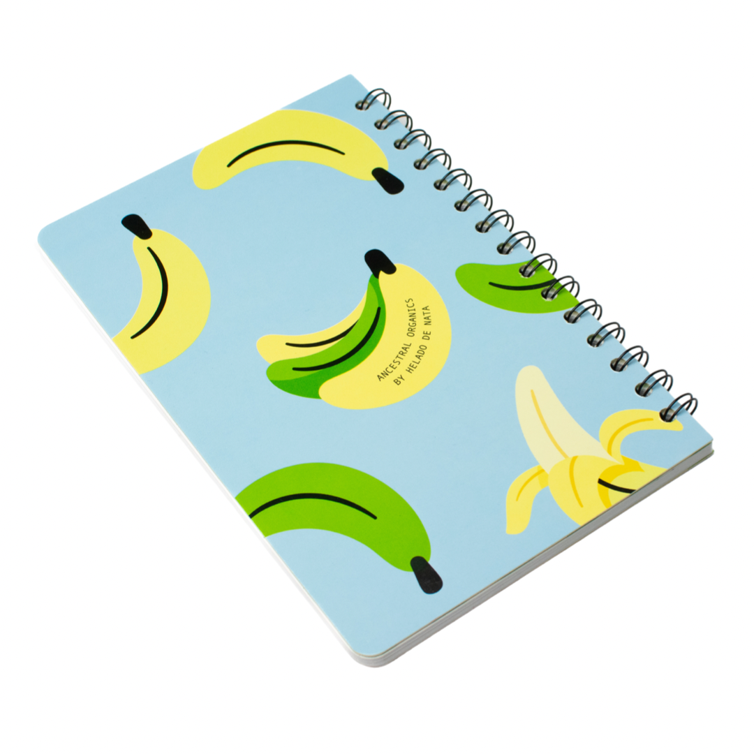 LLuvia de Bananas - Cuaderno de Notas Argollado