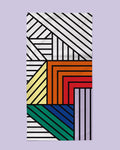 Toalla de secado rápido - Geometric Love LGBTIQ+