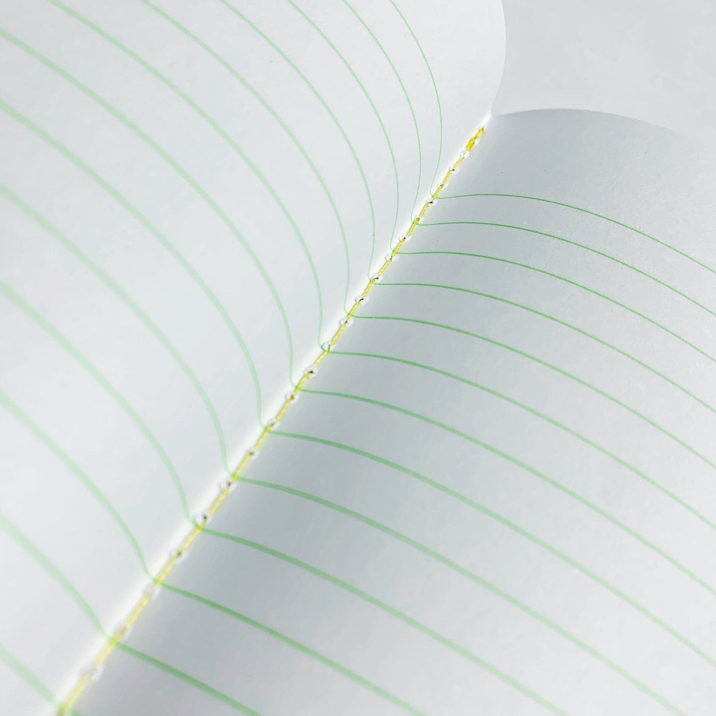 Cuaderno Cosido hdn Notas  Flores Verde