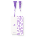 Separador para Libros lluvia de flores Lilas