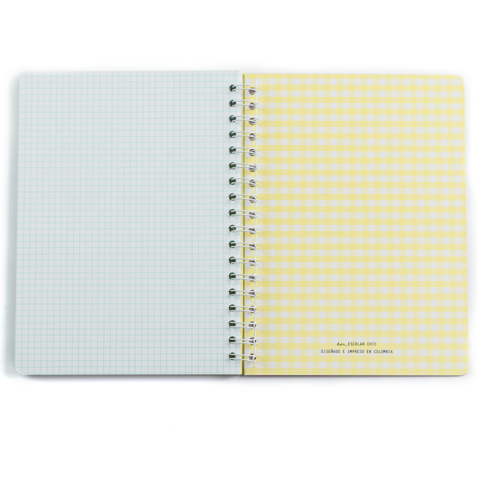 Cuaderno Argollado hdn Escolar Chic  Flores Lila