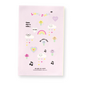 Sticker Lluvia Pastel Lila