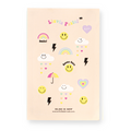 Sticker Lluvia Pastel Mandarina